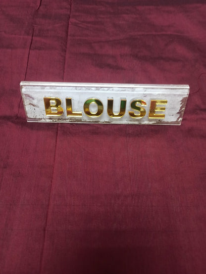 Pure Cotton Silk Saree.