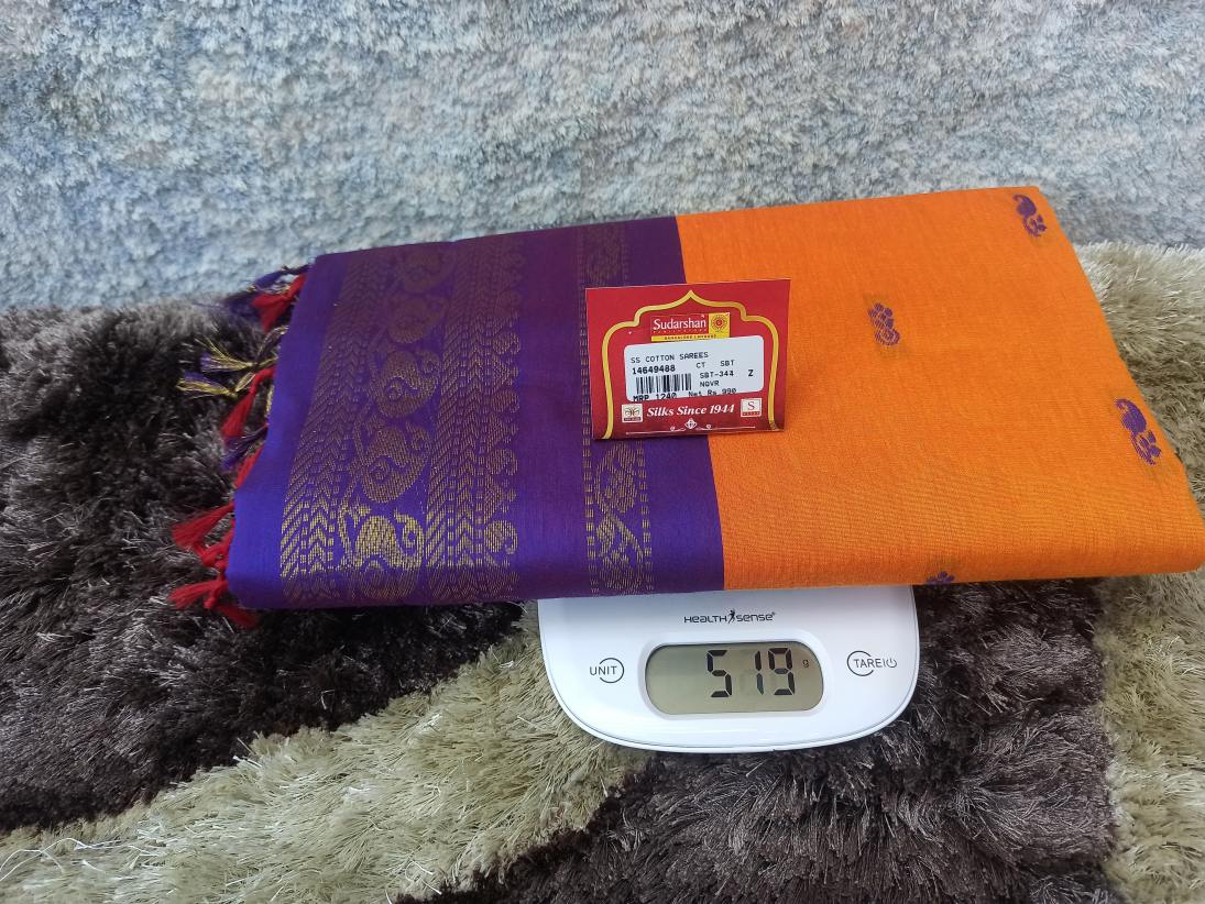 Pure Cotton Silk Saree.