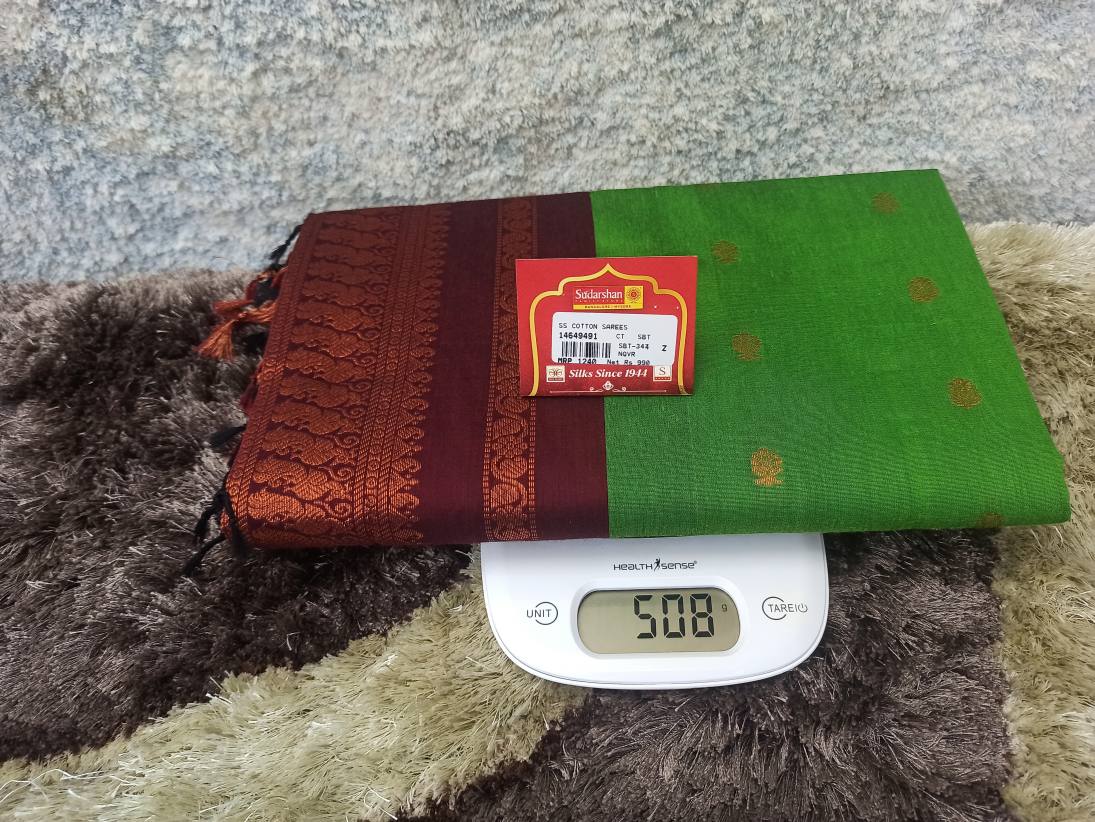 Pure Cotton Silk Saree.