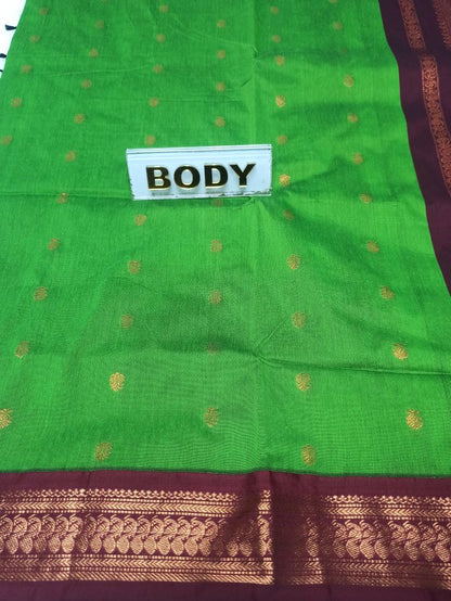 Pure Cotton Silk Saree.