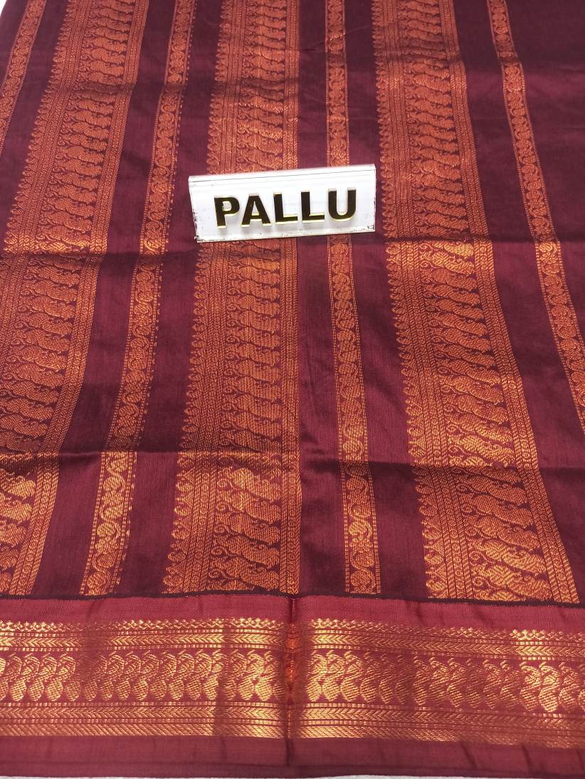 Pure Cotton Silk Saree.