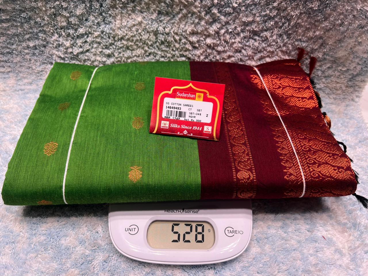 Pure Cotton Silk Saree.