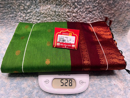 Pure Cotton Silk Saree.