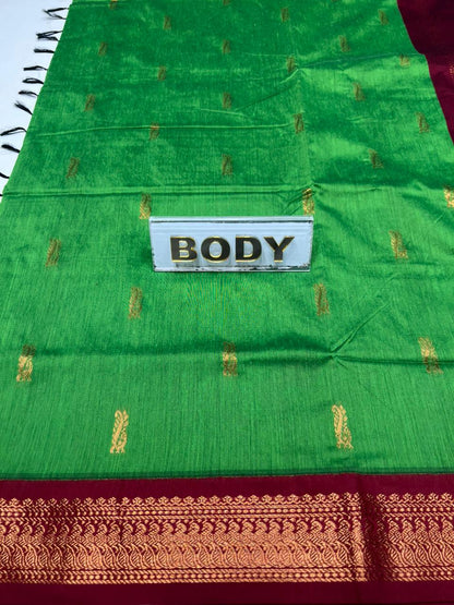 Pure Cotton Silk Saree.