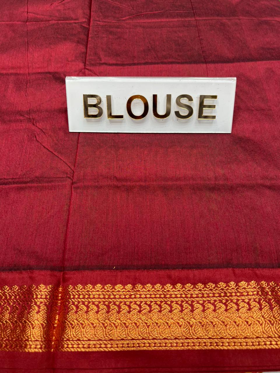 Pure Cotton Silk Saree.