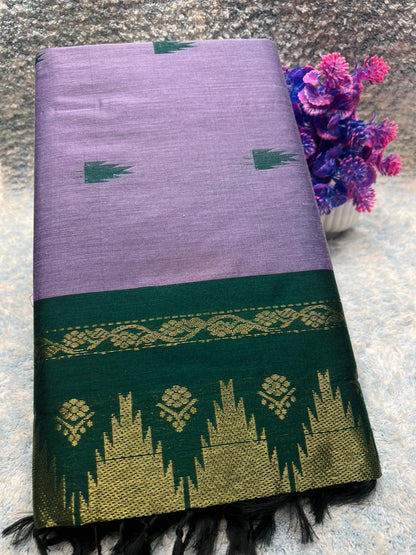 Pure Cotton Silk Saree.