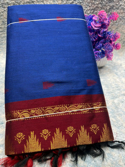 Pure Cotton Silk Saree.