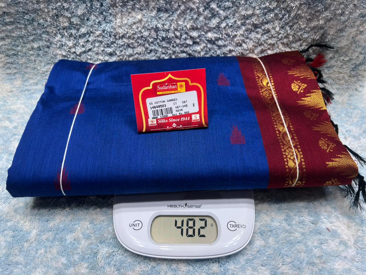 Pure Cotton Silk Saree.