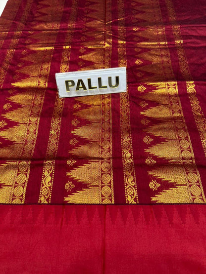 Pure Cotton Silk Saree.