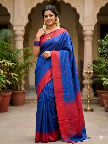 Pure Cotton Silk Saree.