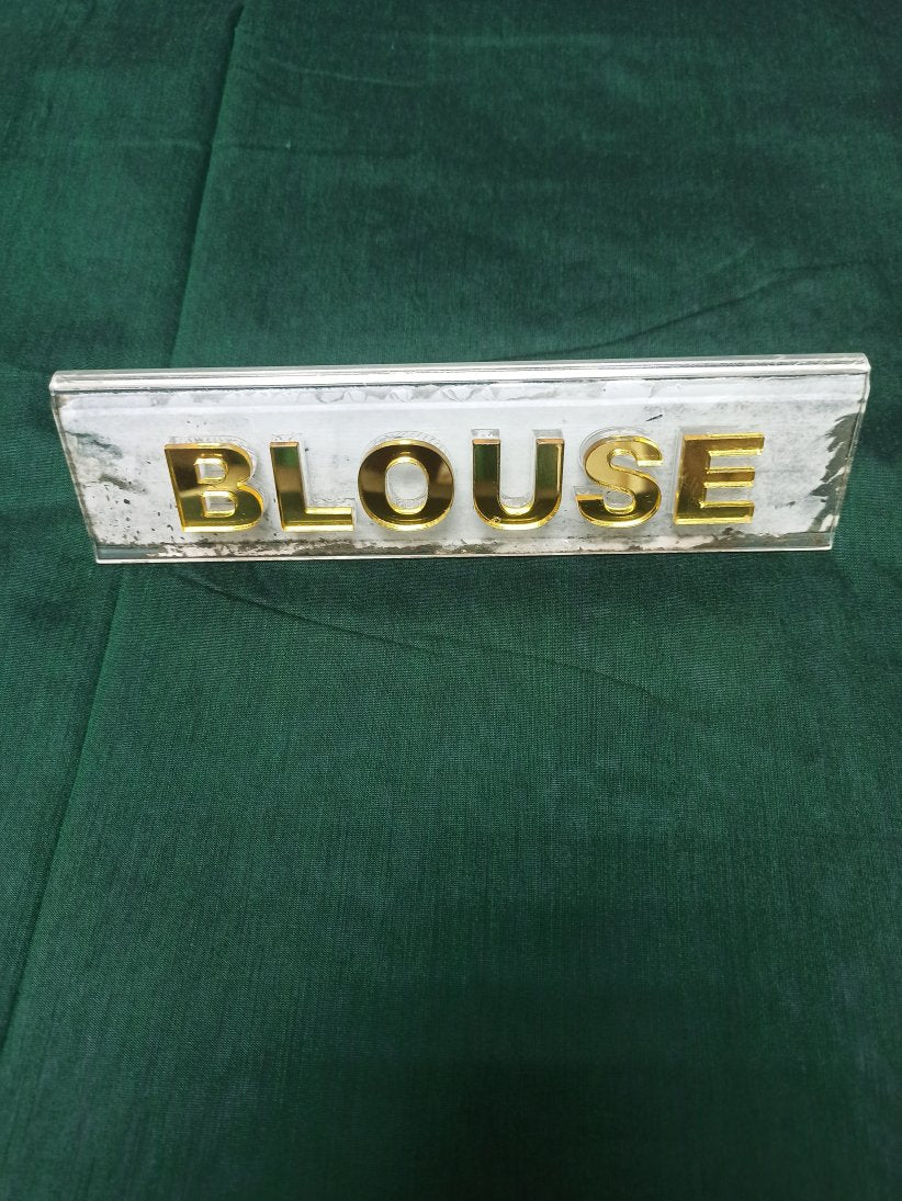 Pure Cotton Silk Saree.