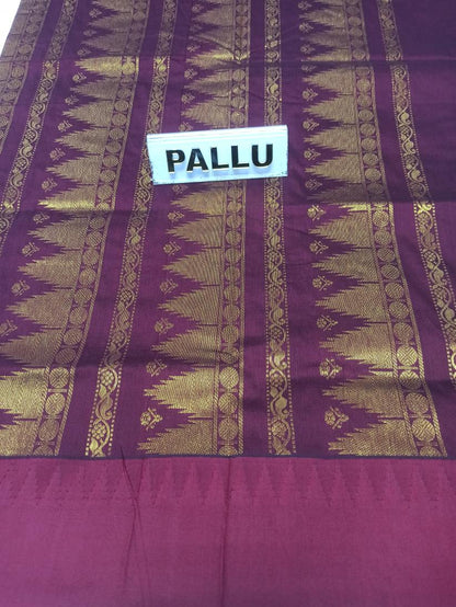 Pure Cotton Silk Saree.