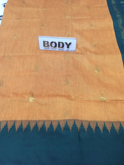 Pure Cotton Silk Saree.