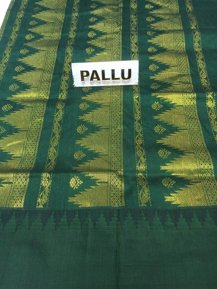 Pure Cotton Silk Saree.
