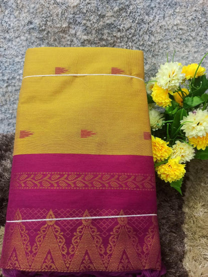 Pure Cotton Silk Saree.