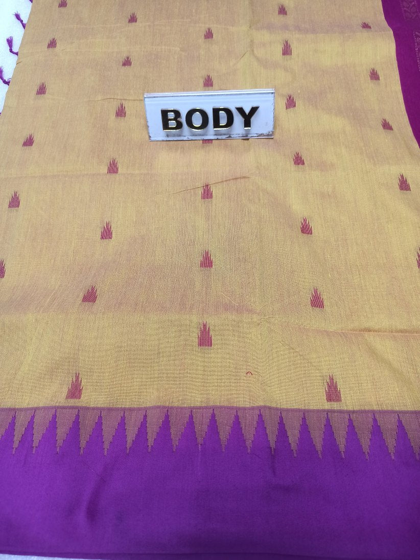 Pure Cotton Silk Saree.