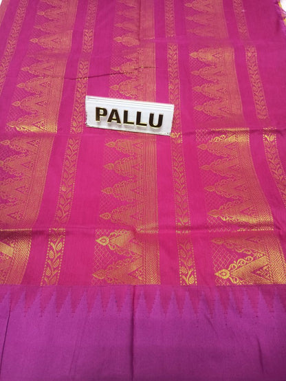 Pure Cotton Silk Saree.