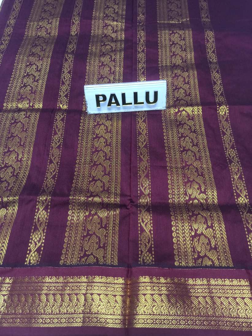 Pure Cotton Silk Saree.