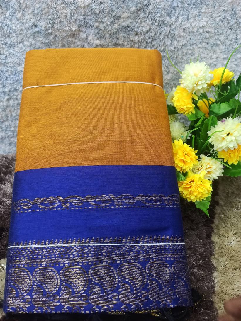 Pure Cotton Silk Saree.