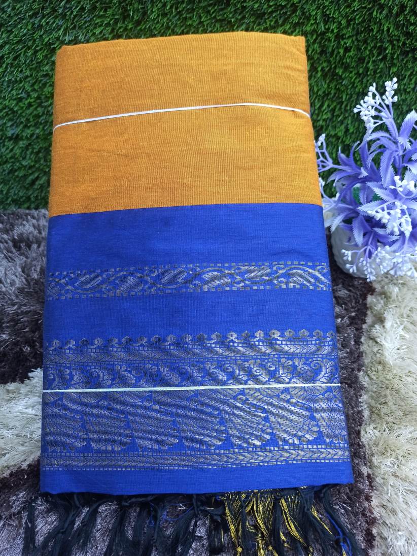 Pure Cotton Silk Saree.