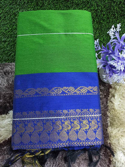 Pure Cotton Silk Saree.