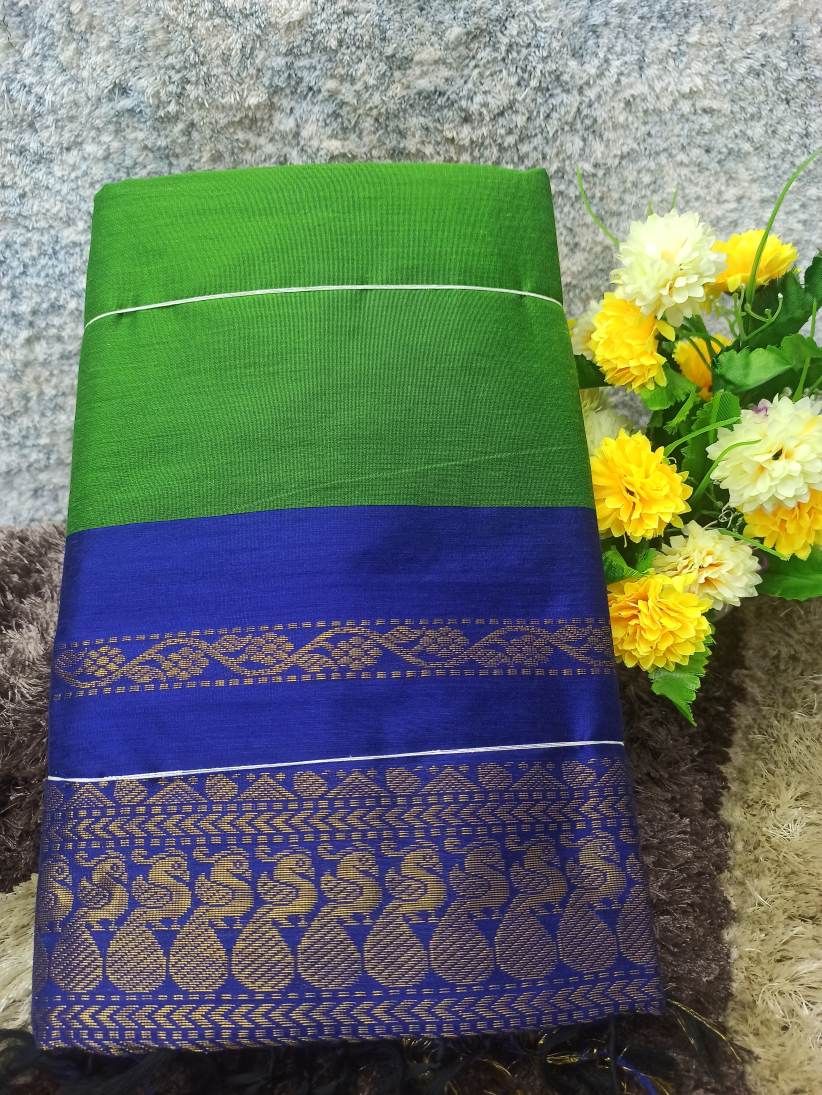 Pure Cotton Silk Saree.