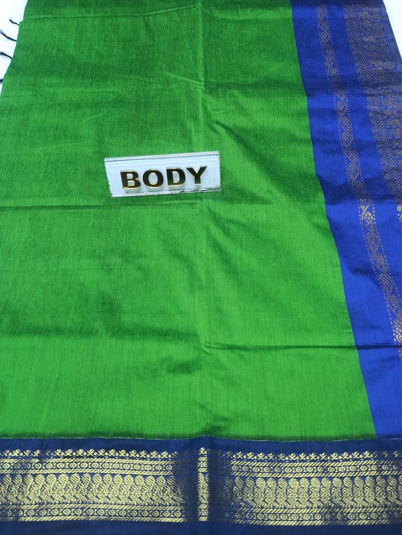 Pure Cotton Silk Saree.