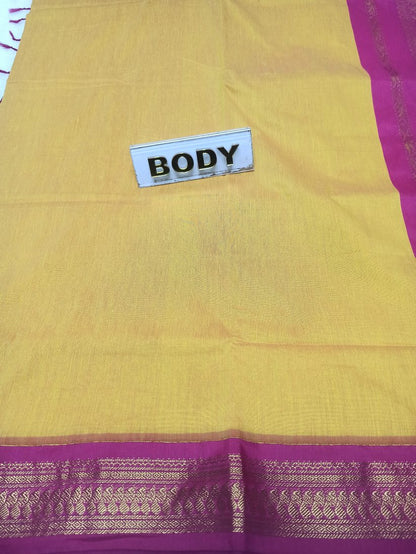 Pure Cotton Silk Saree.