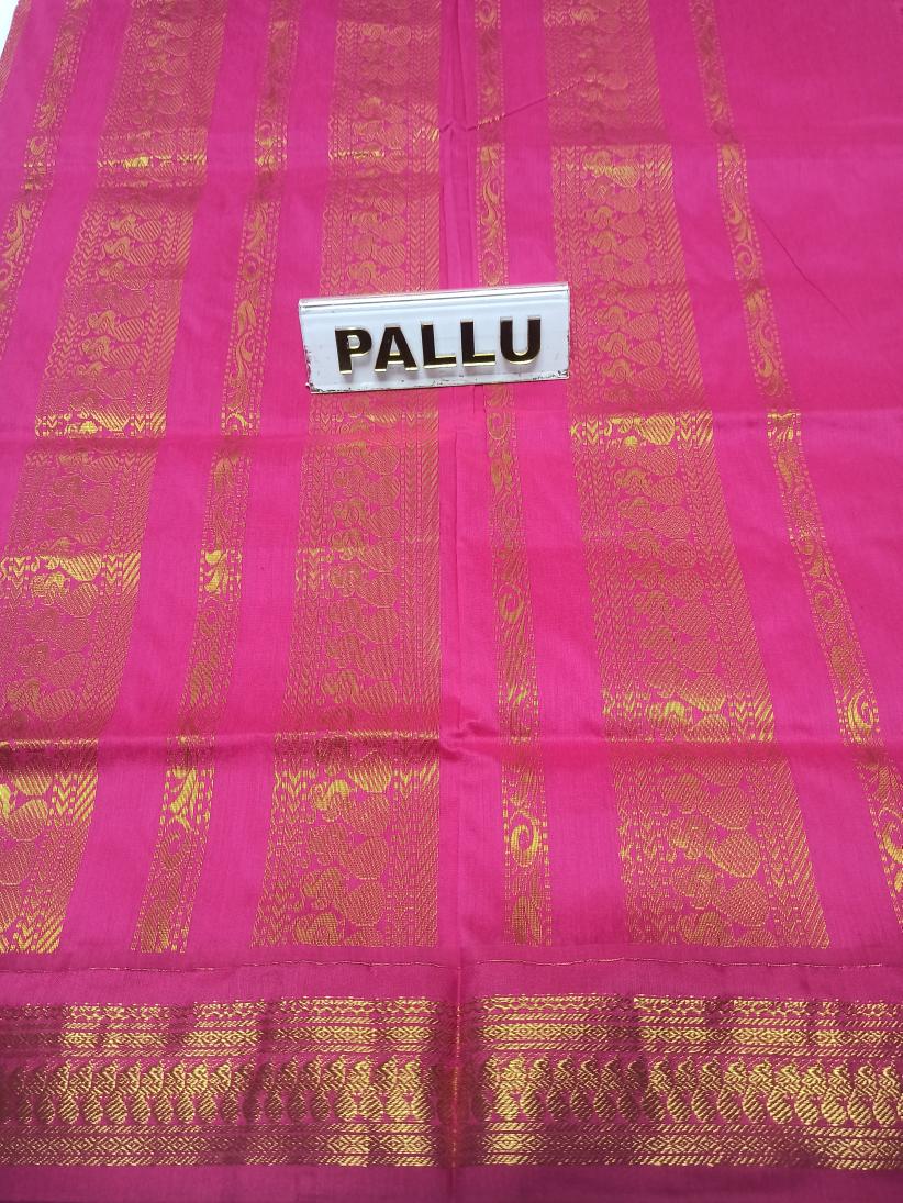 Pure Cotton Silk Saree.