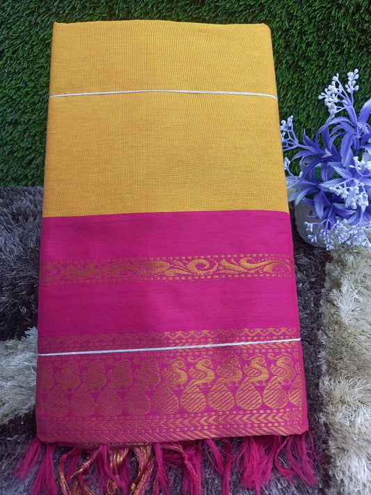 Pure Cotton Silk Saree.