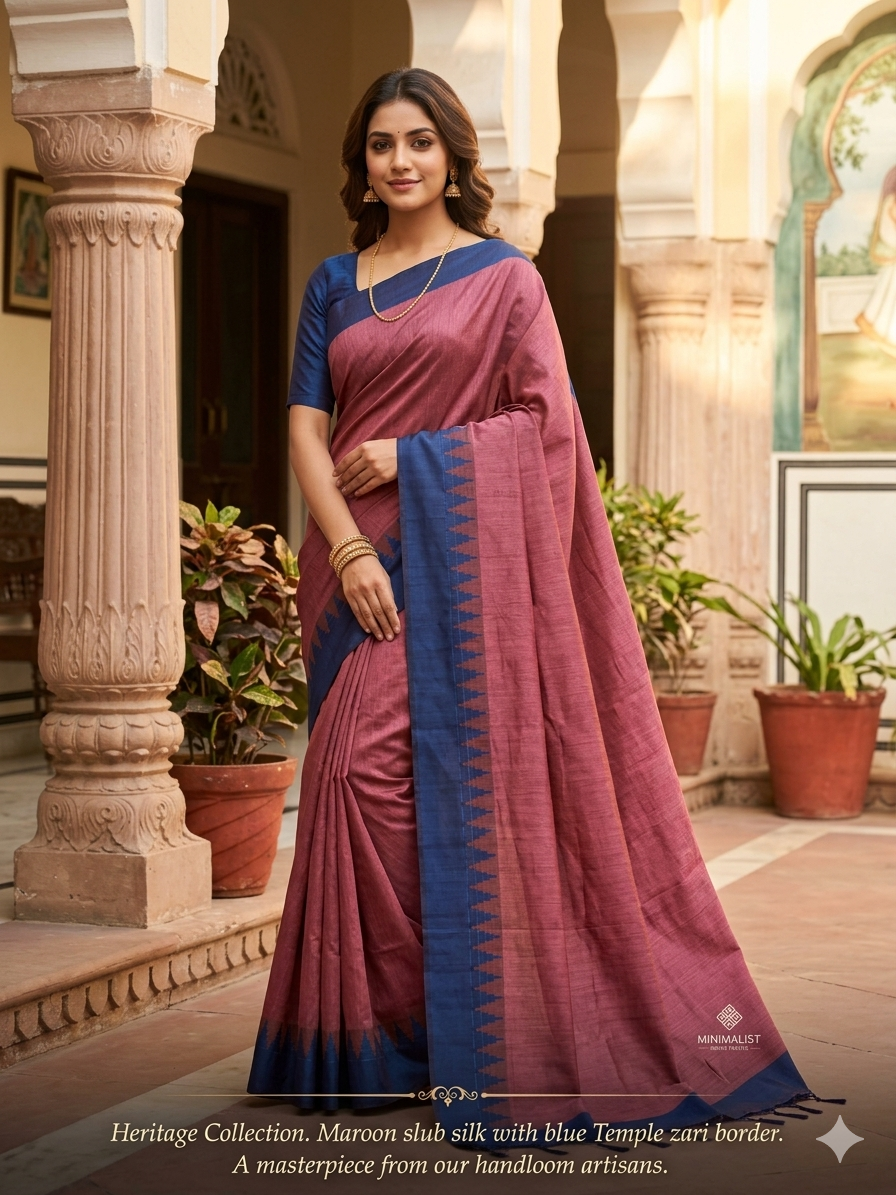 Pure Cotton Silk Saree.