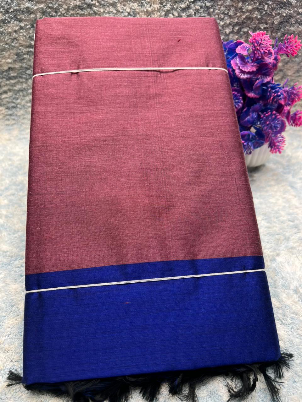 Pure Cotton Silk Saree.