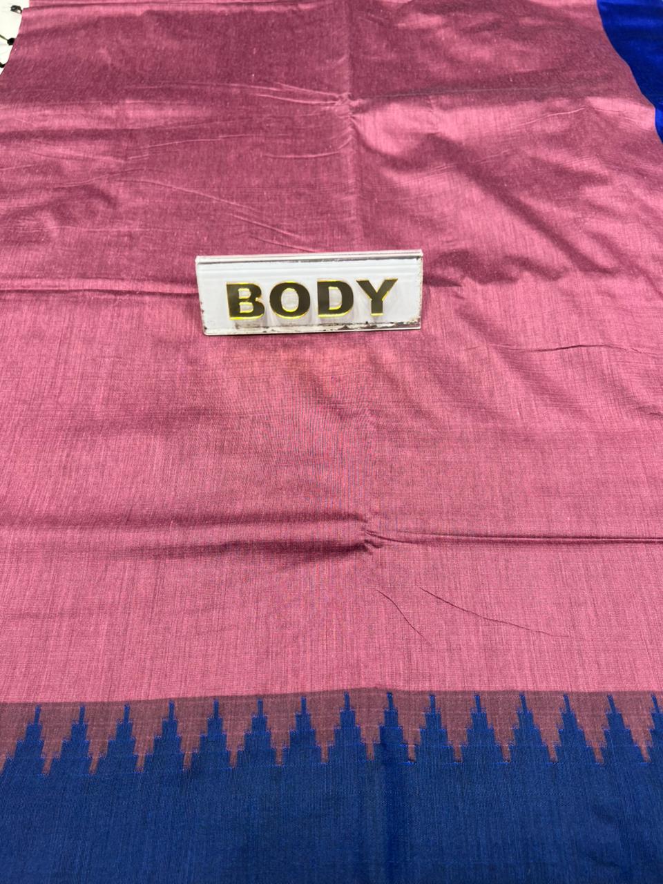 Pure Cotton Silk Saree.