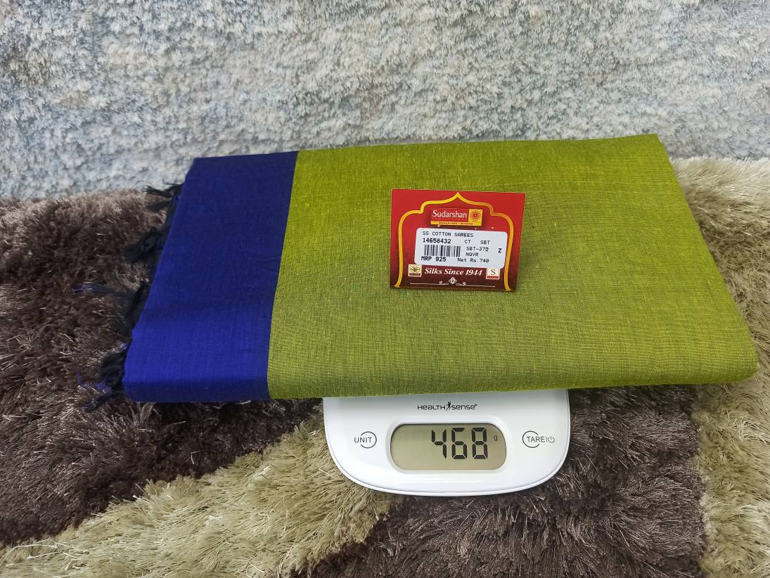 Pure Cotton Silk Saree.