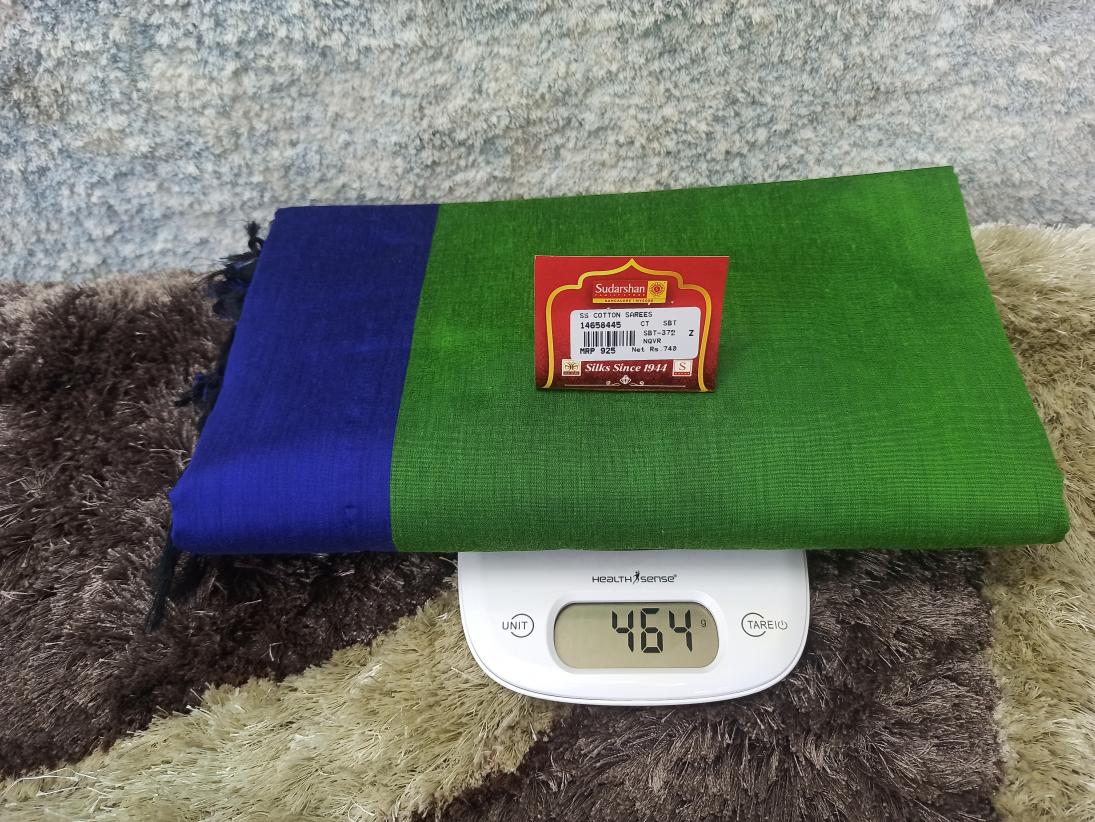 Pure Cotton Silk Saree.