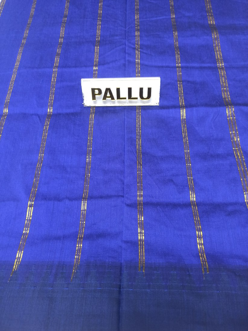 Pure Cotton Silk Saree.