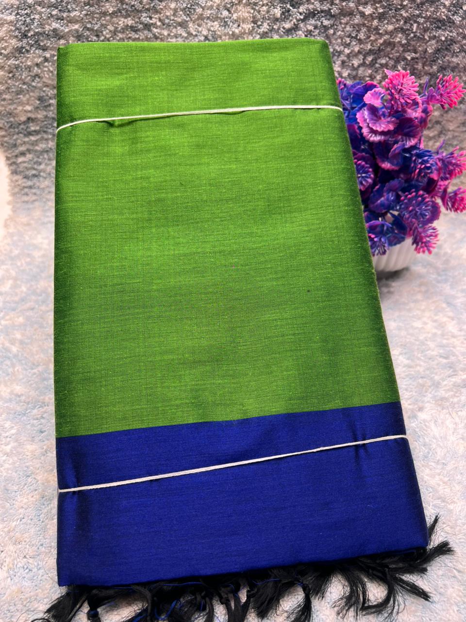 Pure Cotton Silk Saree.