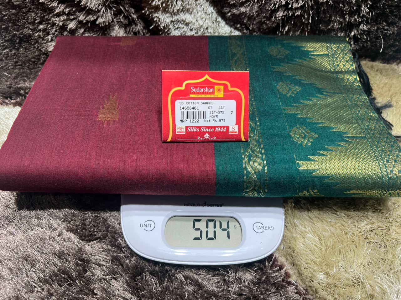Pure Cotton Silk Saree