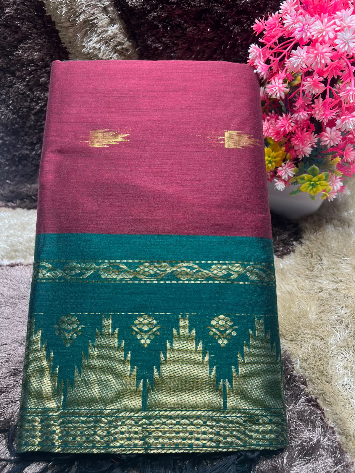 Pure Cotton Silk Saree