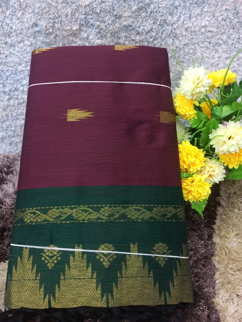 Pure Cotton Silk Saree.