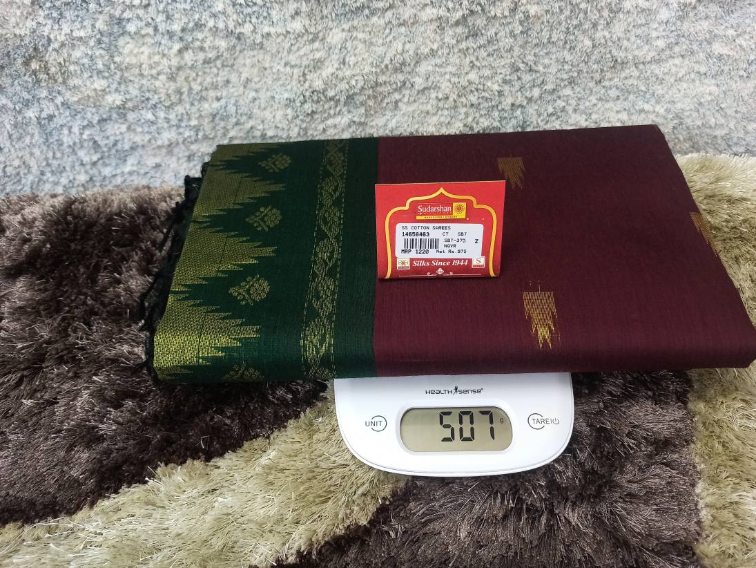 Pure Cotton Silk Saree.