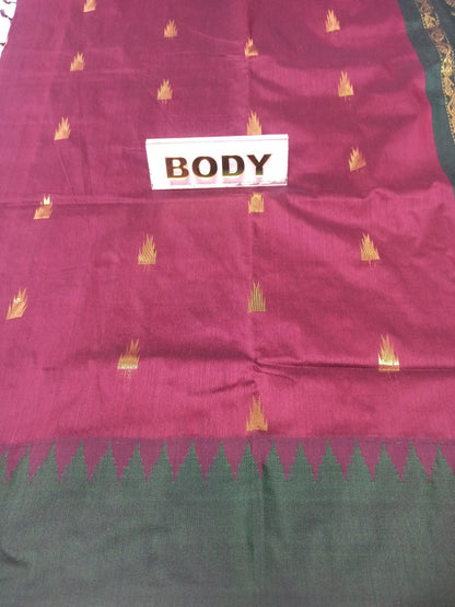 Pure Cotton Silk Saree.