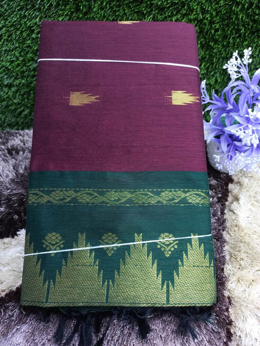 Pure Cotton Silk Saree.