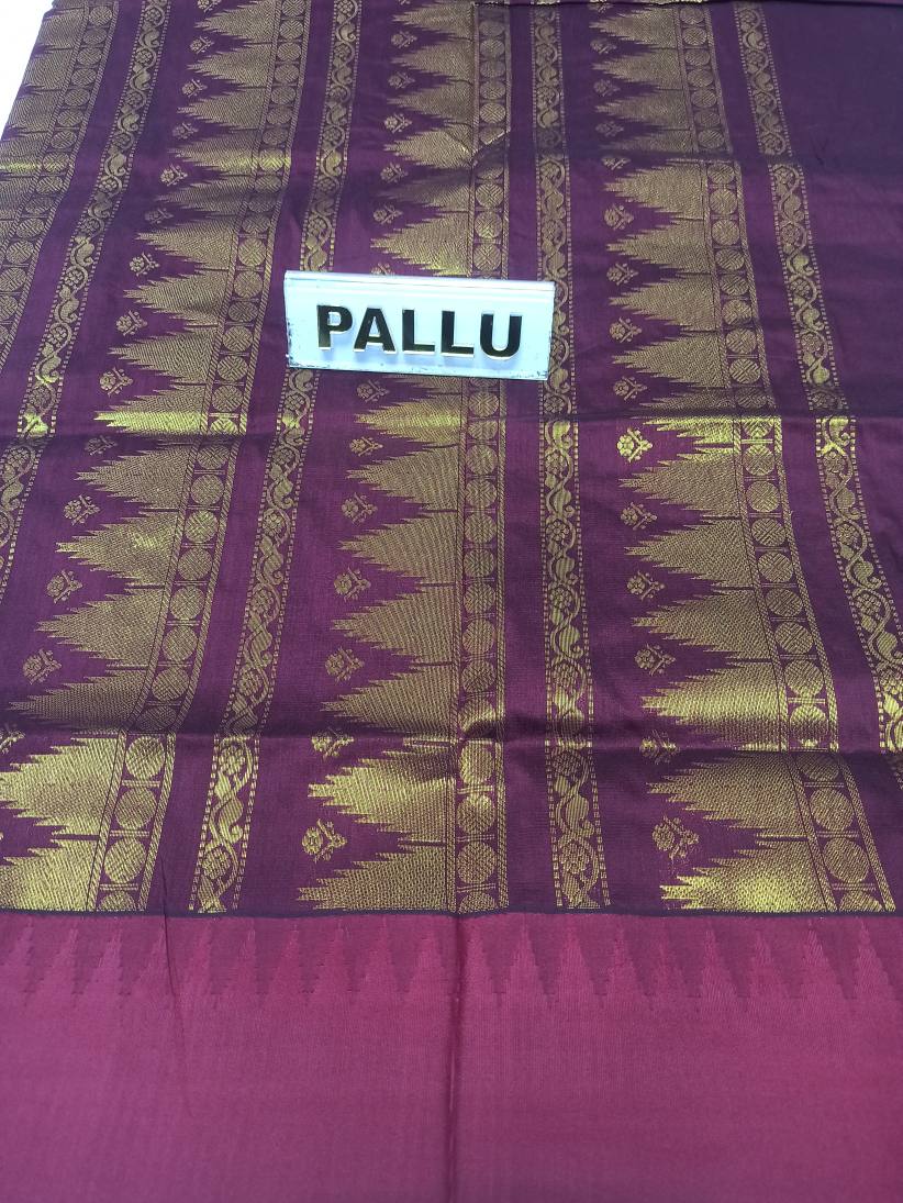 Pure Cotton Silk Saree.