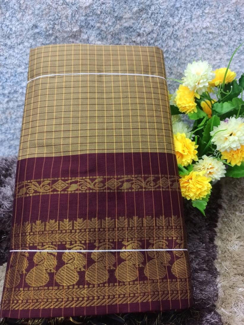 Pure Cotton Silk Saree.