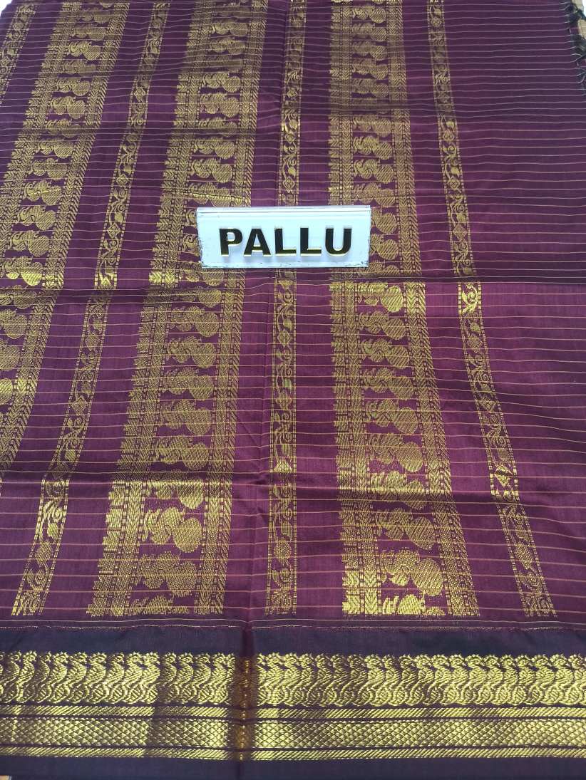 Pure Cotton Silk Saree.