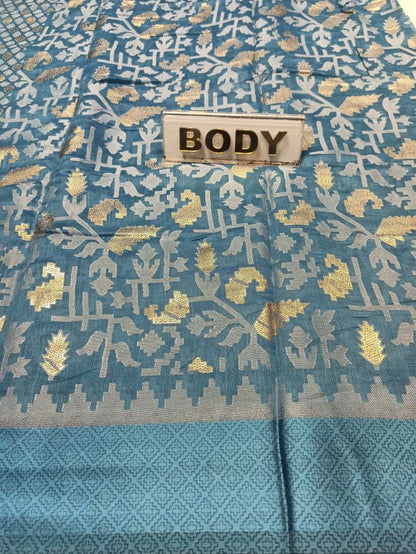 Pure Linen Silk Saree.