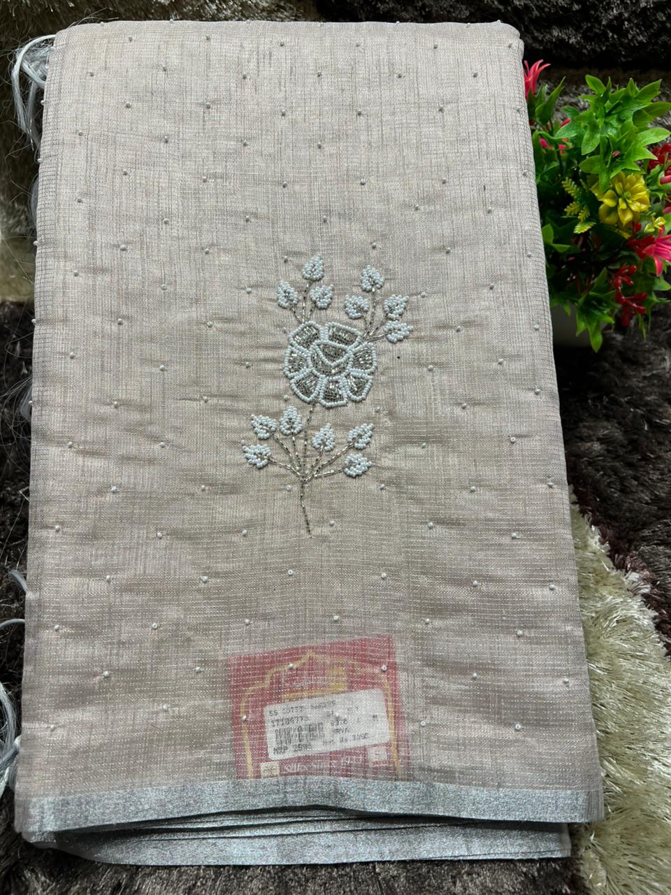 Pure Cotton Silk Saree.