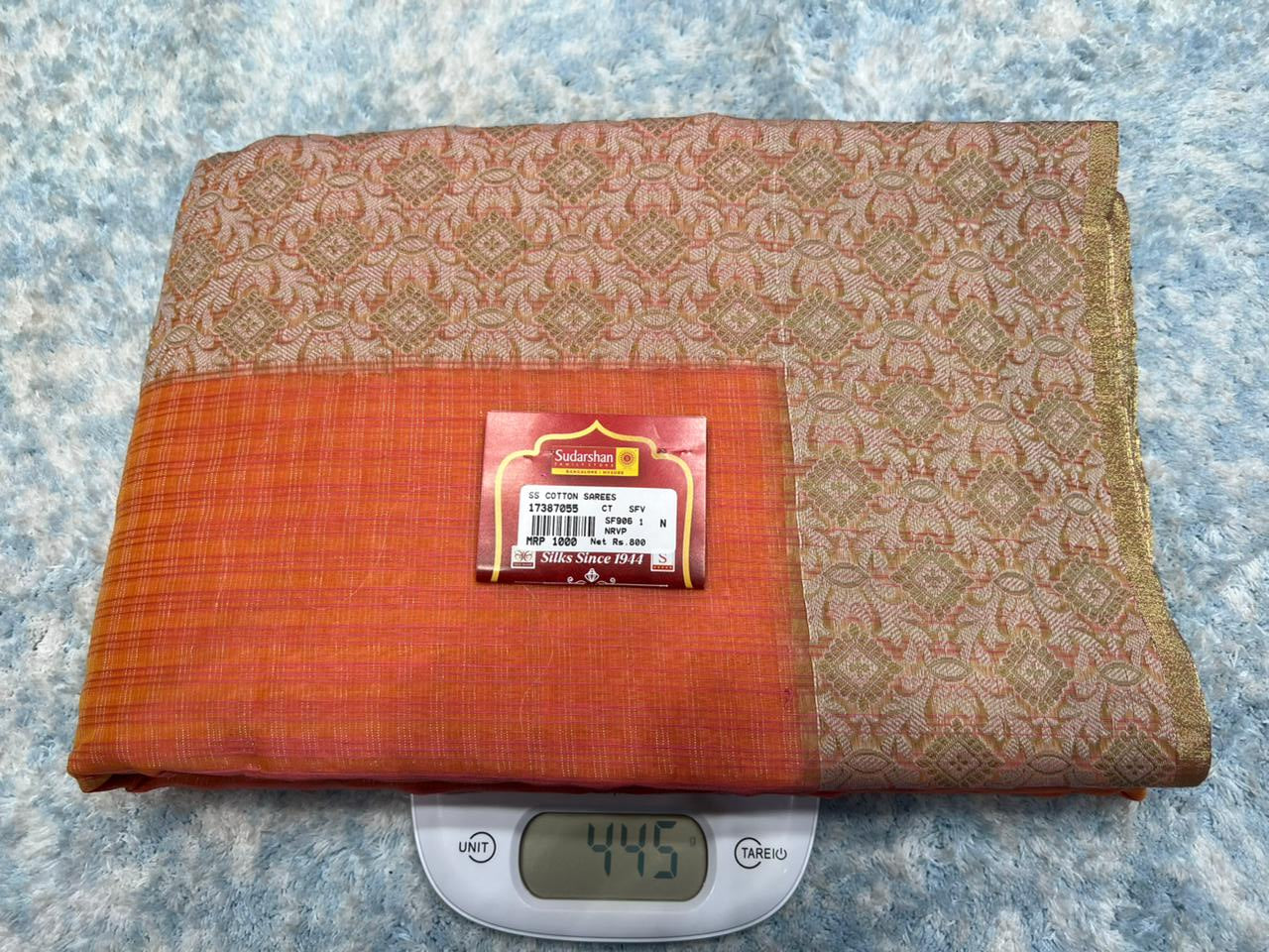 Pure Cotton Silk Saree