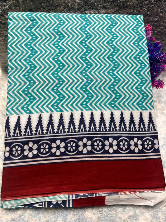Pure Cotton Silk Saree
